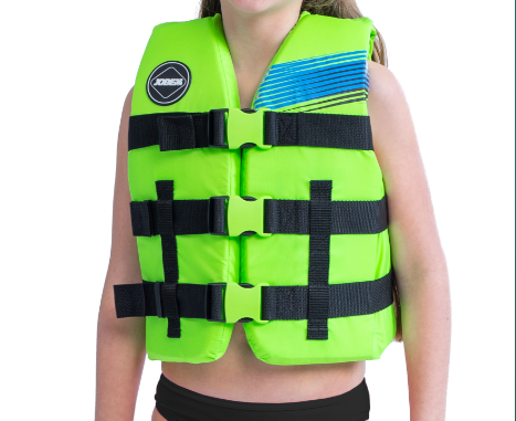 Jobe Nylon Life Vest Kids Lime Green